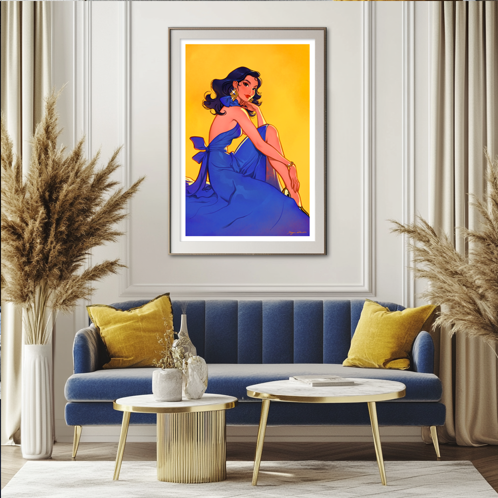 "Sapphire" | Poster Print Open Edition