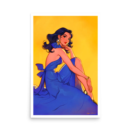 "Sapphire" | Poster Print Open Edition