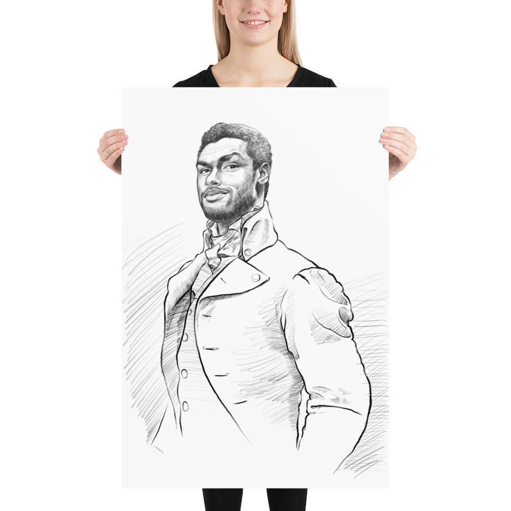 Limited Edition The Duke of Hastings - Canon Fine Art Bright White Paper (Matte, 230gsm)